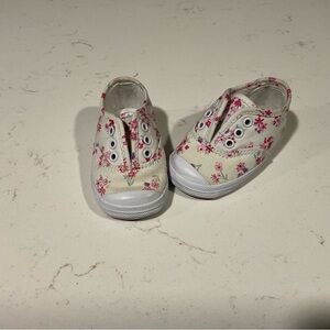 Keds Kids Sneakers - White with Pink Floral